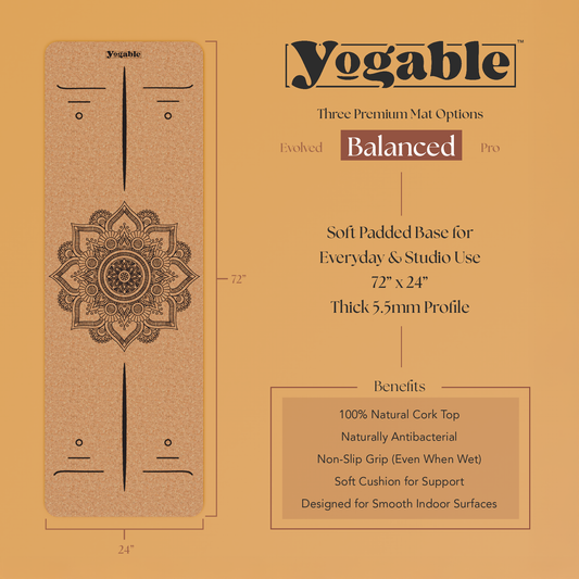 Master Complex Yoga Poses with a High-End Non-Slip Mat That Stays Put