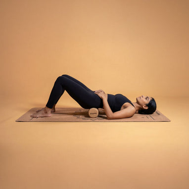 yoga roller | Natural Cork Roller | cork yoga roller | Yogable