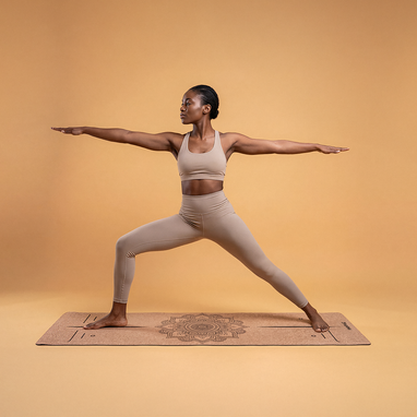 balanced yoga mat | natural cork yoga mat | Yogable