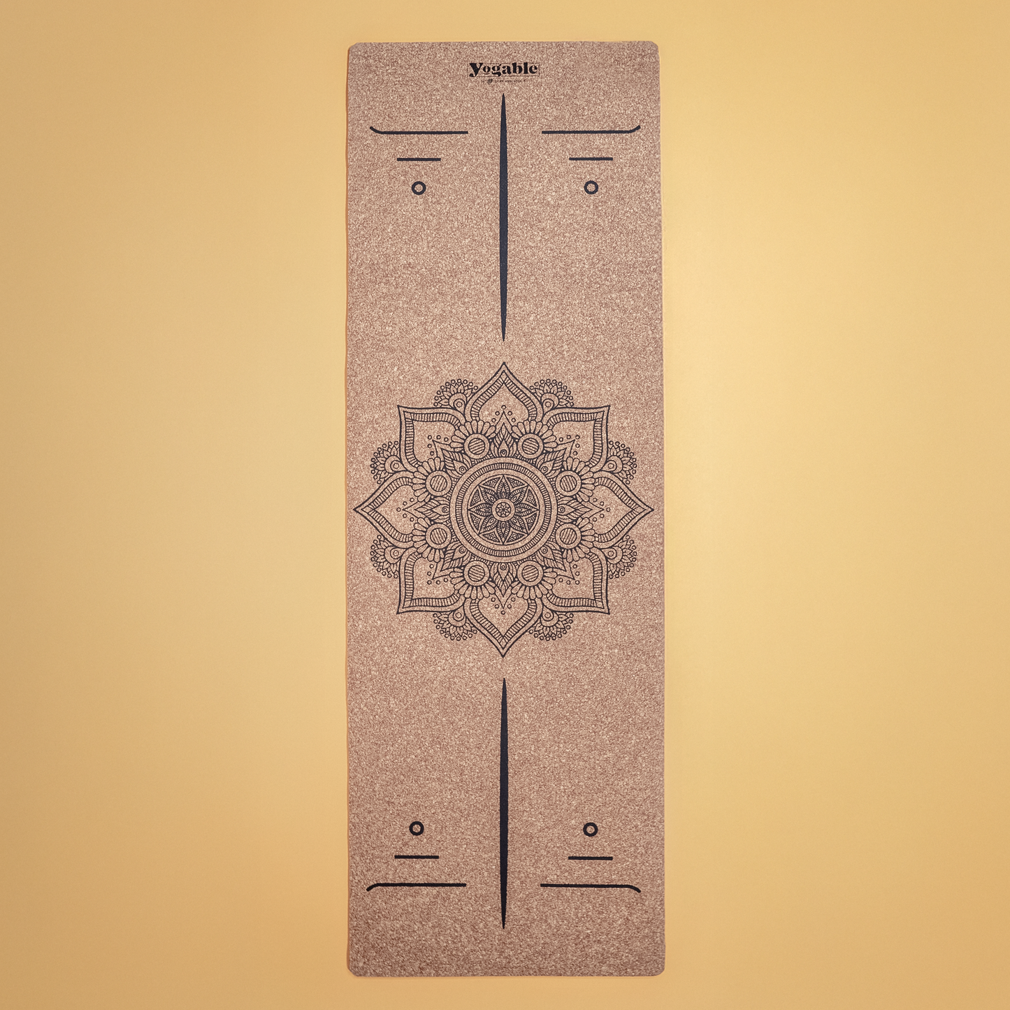balanced yoga mat | natural cork yoga mat | Yogable