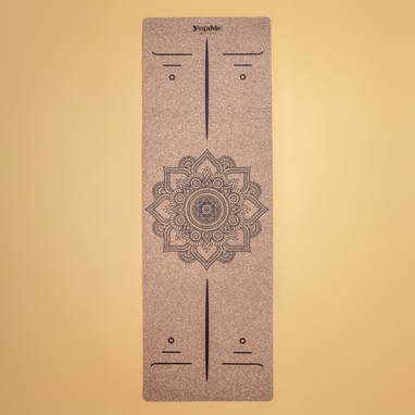 balanced yoga mat | natural cork yoga mat | Yogable