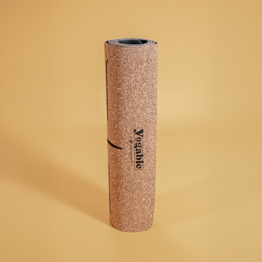 balanced yoga mat | natural cork yoga mat | Yogable