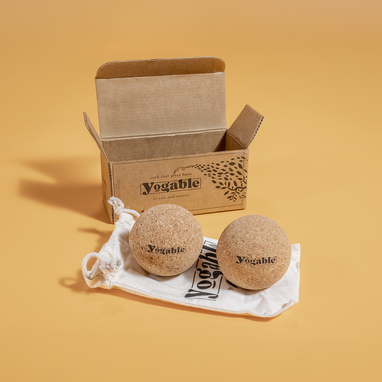 cork yoga balls | cork massage balls | sphere yoga balls | massage therapy balls | Yogable