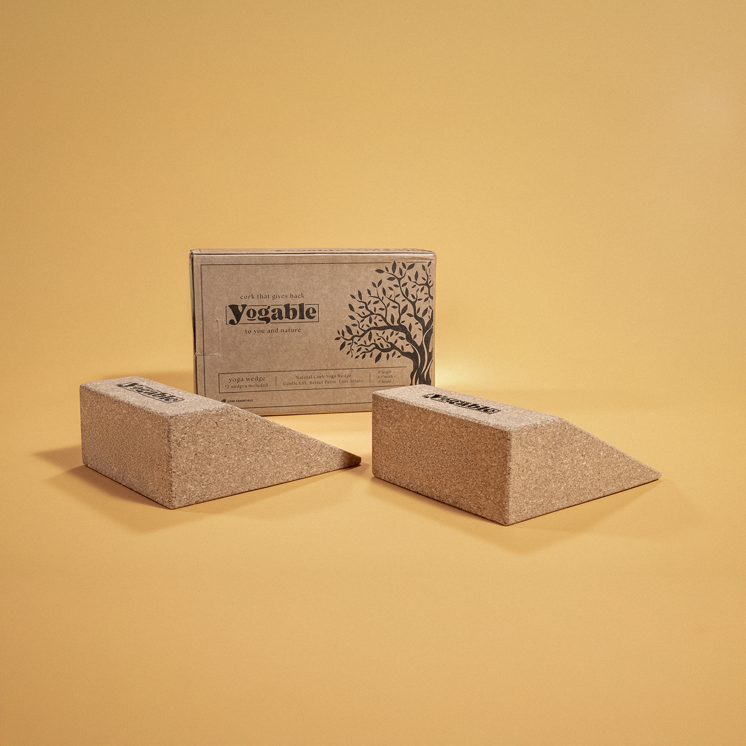 cork yoga wedge | yoga wedge block | Yogable