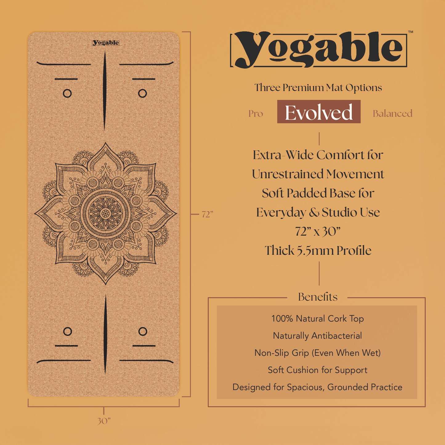 evolved yoga mats | eco yoga mat | Yogable